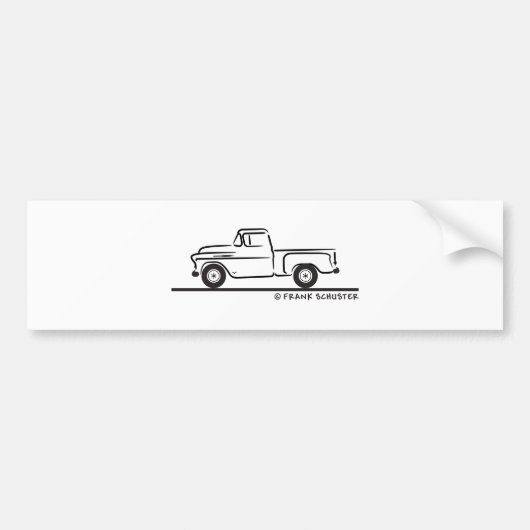 1955 Chevy Truck Autoaufkleber (Vorne)