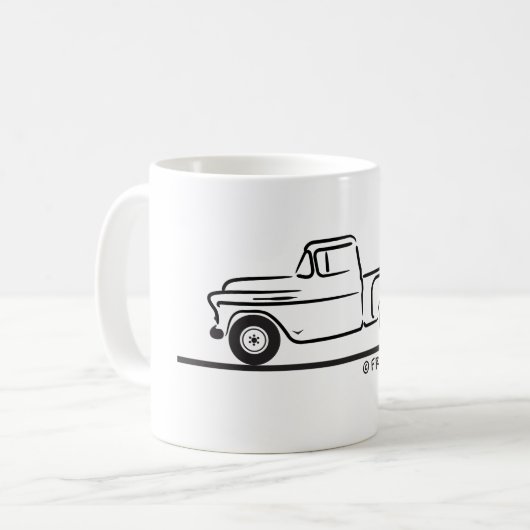 1955 Chevy Truck Kaffeetasse (Vorderseite Links)