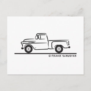 1955 Chevy Truck Postkarte