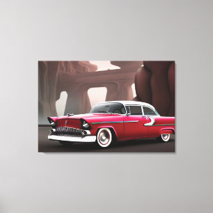 1955 Classic Car Leinwanddruck