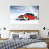 1955 Custom Chevrolet Bel Air Leinwanddruck (Insitu (Schlafzimmer))