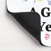 1955 ein großes Jahr-Geburtstag Mousepad (Ecke)