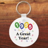 1955 ein großes Jahr-Geburtstag Schlüsselanhänger (Vorderseite)