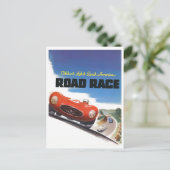 1955 Elkhart Lake Road Race Postkarte (Stehend Vorderseite)