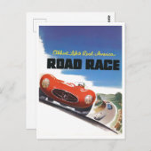 1955 Elkhart Lake Road Race Postkarte (Vorne/Hinten)
