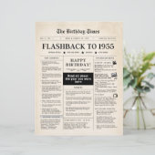 1955 Geboren Mock Zeitung (Stehend Vorderseite)