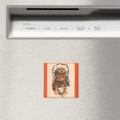 1955 indischer Chef aus Billy the Kid (UK) Comic Magnet (In Situ (Geschirrspüler))