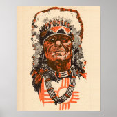 1955 indischer Chef aus Billy the Kid (UK) Comic Poster (Vorne)