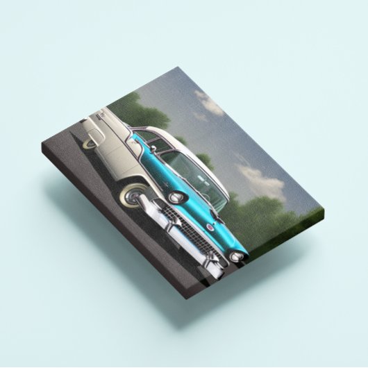 1955 - Klassische Caravas-Printwerbung Leinwanddruck