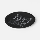 1955 Limited Edition 70. Geburtstag Pappteller (Schrägansicht)