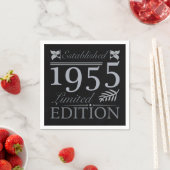 1955 Limited Edition 70. Geburtstag Serviette (Beispiel)