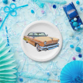 1955 Lincoln Capri Luxusauto Pappteller (Party)