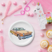 1955 Lincoln Capri Luxusauto Pappteller (Party)