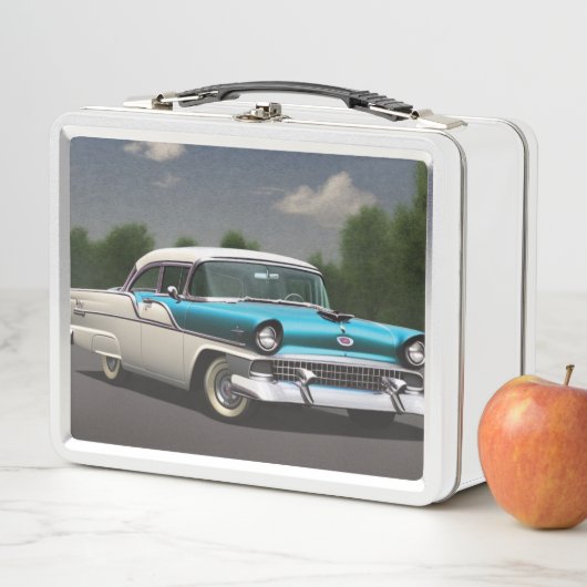 1955 Lunch-Box für klassisches Autometall Metall Brotdose (Beispiel)