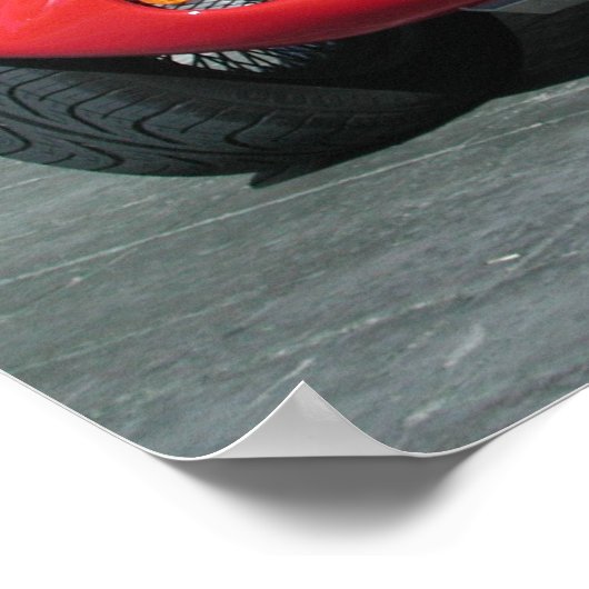 1955 Maserati A6GC5 Roadster Poster (Ecke)