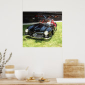 1955 Mercedes Benz 300SL Gullwing Poster (Küche)