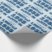 1955 oder Any Year Birthday Limited Edition 60th V Geschenkpapier (Ecke)