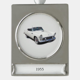 1955 Oldtimer-Banner Banner-Ornament Silber