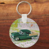1955 Retro-Auto Schlüsselanhänger (Vorderseite)