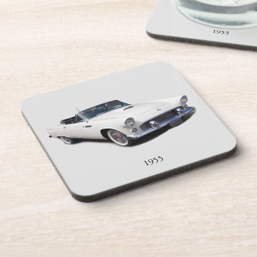 1955 Set für weißer konvertierbarer Untersetzer (Linke Seite)