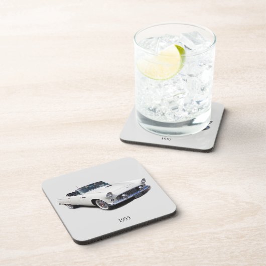 1955 Set für weißer konvertierbarer Untersetzer (Rechte Seite)