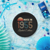 1955 Vintag 70. Geburtstag Pappteller (Party)