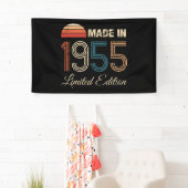 1955 Vintag 70. Geburtstagsbanner Banner (Insitu)