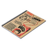 1955 Vintage-Waschpulver-Werbung Notizblock (Linke Seite)
