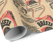 1955 Vintages Waschpulver Geschenkpapier (Rolleneckpunkt)