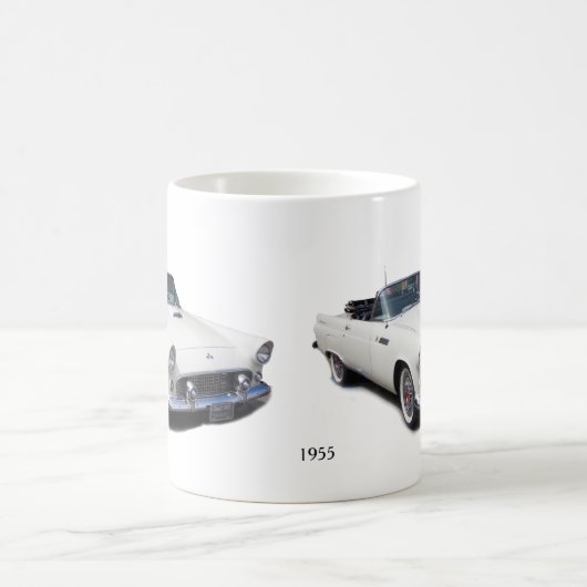 1955 weiße konvertierbare Tasse (Mittel)