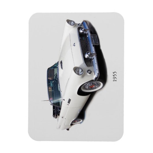 1955 Weißer Wandelmagnet Magnet (Vertikal)