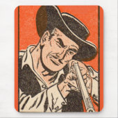 1955 Western schlechter Typ mit Gewehr von Billy,  Mousepad (Vorne)
