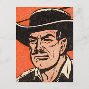 1955 Western schlechter Typ von Billy, den Kid-Com Postkarte