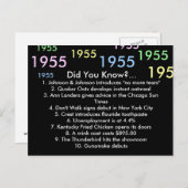 1955 wussten Sie das? Hinweiskarte (Vorne/Hinten)