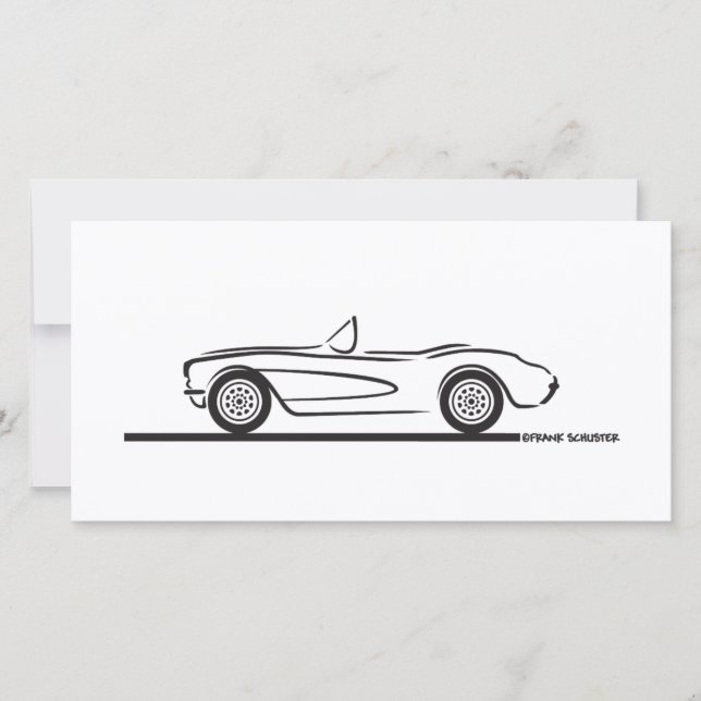 1956 1957 Chevrolet Corvette (Vorderseite)