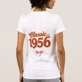 1956 70th Birthday Personalized T-Shirt (Rückseite)