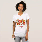 1956 70th Birthday Personalized T-Shirt (Vorne ganz)