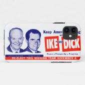 1956 Abstimmung Ike und Dick Case-Mate iPhone Hülle (Rückseite (Horizontal))