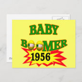 1956 Baby Boomer Postkarte (Vorne/Hinten)