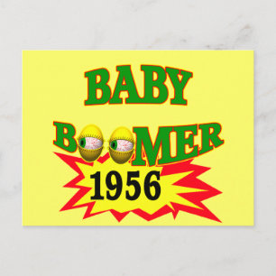 1956 Baby Boomer Postkarte
