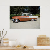 1956 Chevrolet Bel-Air 4 Door Sedan Poster (Küche)