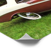 1956 Chevrolet Bel-Air Convertible Posters Poster (Ecke)