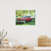 1956 Chevrolet Bel Air Poster (Küche)