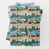 1956 Chevy Art Set Geschenkpapier Set (Beispiel)