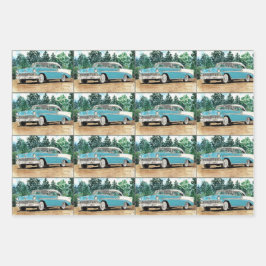 1956 Chevy Art Set Geschenkpapier Set