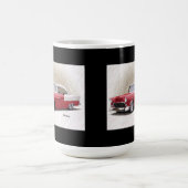 1956 Chevy Red White Digital Art Tasse (Mittel)