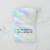 1956 Chevy Watercolor Dankeskarte (Innenseite)