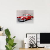 1956 Chrysler 300 Druck Poster (Heimbüro)