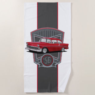 1956 Classic American Car Strandtuch