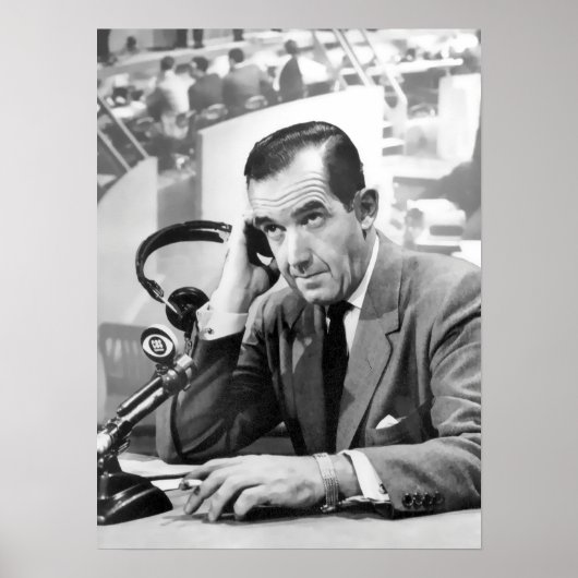 1956 EDWARD R. MURROW CBS POSTER (Vorne)